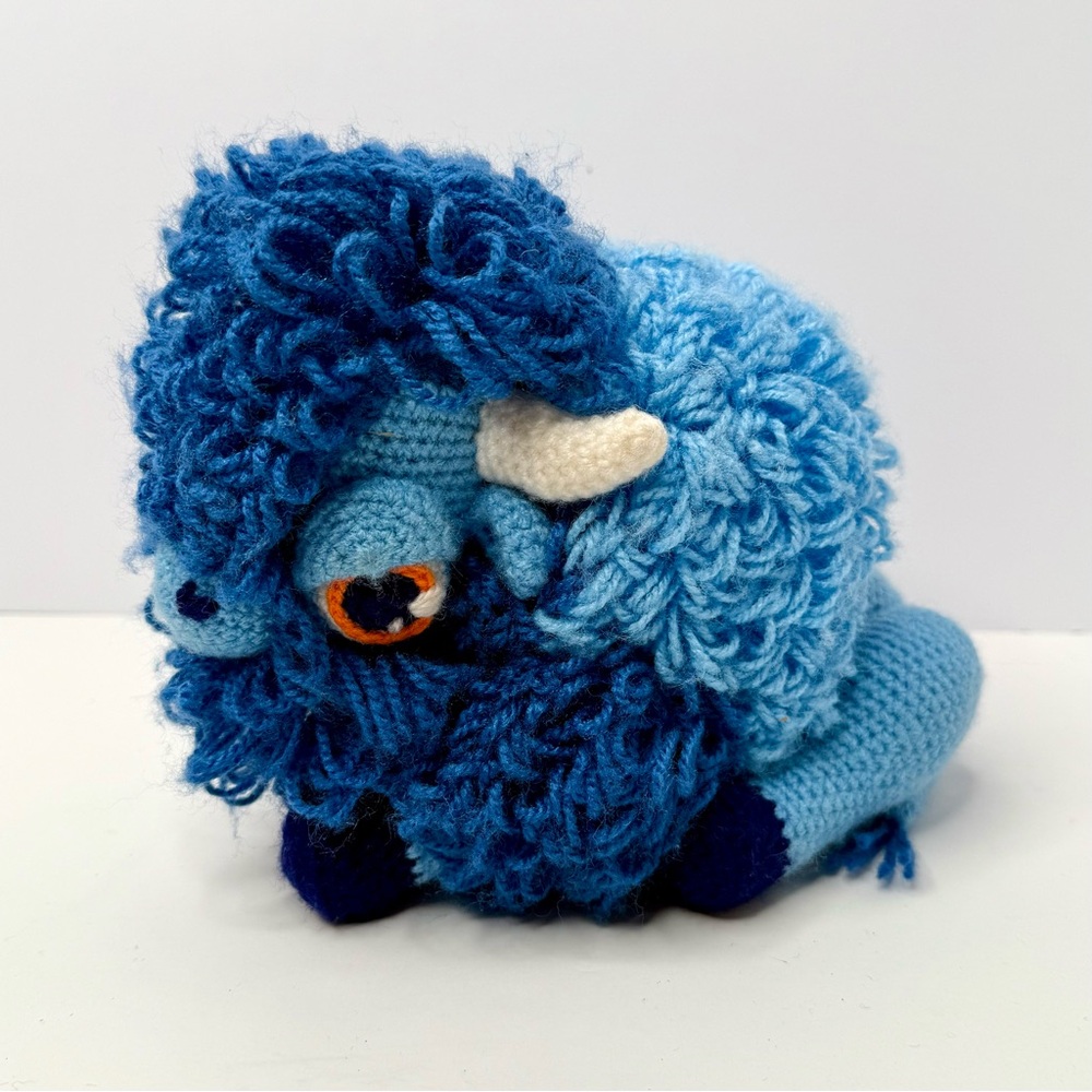 Crochet Bison Buffalo Plush